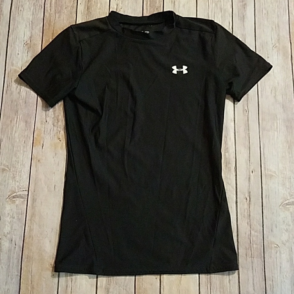Youth large fitted black shirt